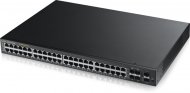 ZYXEL GS2210-48HP, 48 port Gigabit L2 managed PoE+ switch, 375 Watt , 